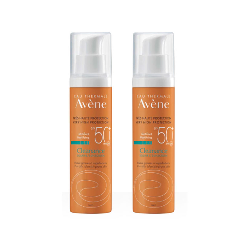 Avene雅漾全效極護控油清爽防曬液SPF50+ 2入合購69折優惠